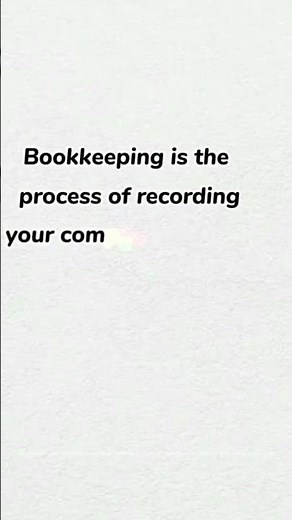 what is bookkeeping 🧾 . easy and simple definition |
