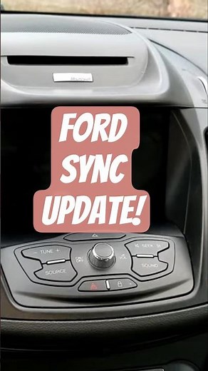 Update your Ford Sync radio!