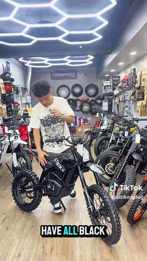 Strike 60v emoto all black what yall think ? #ebikesplug #electricbikes #ebikestyle #orangecounty #ebikelife
