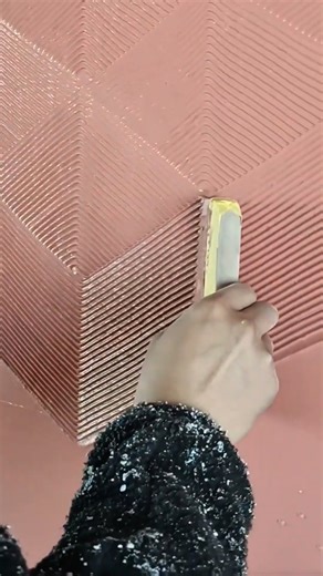 Turn any plain wall into a modern statement piece with microcement#microcement #walldecor