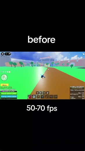 Increase Blox Fruits FPS from 50–70 to 80–120 in Roblox