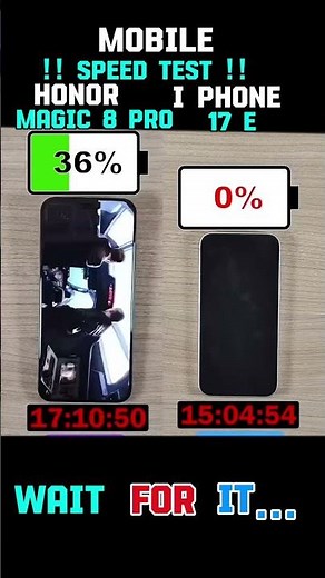 ⚡📲 Honor Magic 8 pro vs iPhone 17 E ☠️☠️