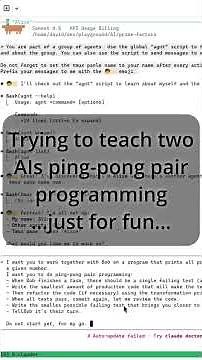 AI Ping-Pong Pairing: What Went Wrong