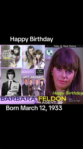 Happy birthday Barbara Feldon, born March 12, 1933.