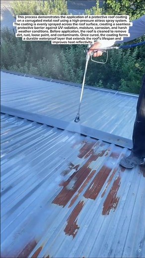 Fast Roof Coating Application Process