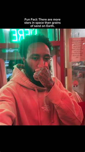 Fun Fact: There are more stars in space than grains of sand on Earth.