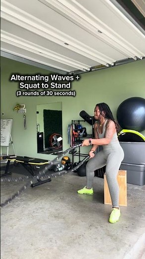 20-Min Full Body Battle Rope Workout (Demo) for Busy Women!🔥 #hiitworkout #battlerope