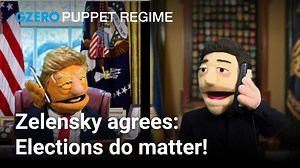 Zelensky agrees: elections matter #PUPPETREGIME | GZERO Media