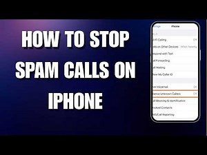 How to Stop Spam Calls on iPhone (Easy 2026 Fix)