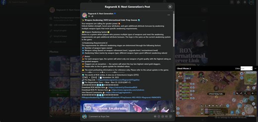 [ROX SEA] What is this new update on ROX ?? Weapon Awakening ?? #RagnarokXNextGeneration #linkregion #TogetherWeROX #refinepamore #UGPhone #TheNewGeneration #MMORPG #mobilegames | Kuya Dee
