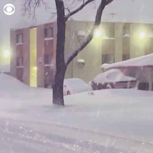 SNOWSTORM: Several inches of blowing snow closed major interstates and made roadways impassible in Fargo, North Dakota, causing more challenges for holiday travelers on Monday. | CBS News
