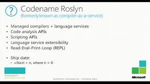 Project Roslyn：公开 C# 和 VB 编译器的代码分析