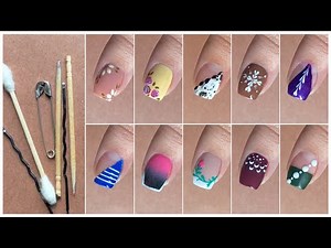 10 DIY Nail Art Designs Using Safety Pin, Tape & Toothpick | Easy Nail Art Tutorial