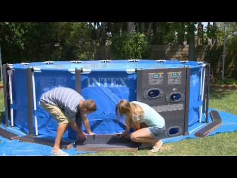 Piscina hinchable Graphite Panel 28382NP | INTEX SERVICE