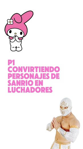 ¿Adivinaste? Místico y My Melody en lucha libre mexicana