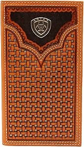 Ariat Basket Weave Rodeo Wallet/Checkbook Cover
