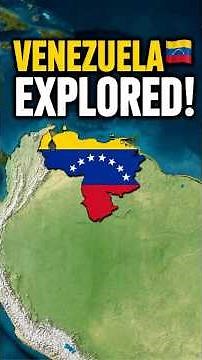 Did you know this about Venezuela? 🌎 #geography #map #venezuela