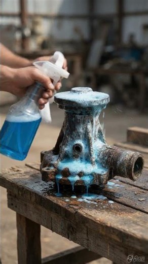 100-Year-Old Rusted Water Pump Restoration 💧 | Satisfying Rust Removal