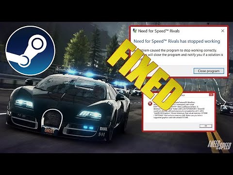 How to fix need for speed rivals DirectX function Error Fix Steam