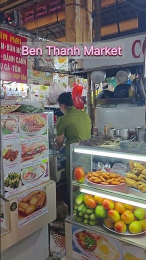 Exploring Ben Thanh Market | Ho Chi Minh City's Iconic Market 🇻🇳 #vietnam #travel #youtube #shorts