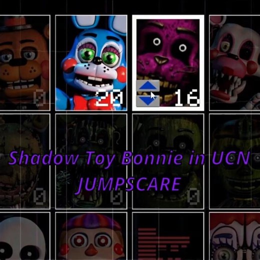 Shadow Toy Bonnie Reimagined in UCN (FNaF Jumpscares)