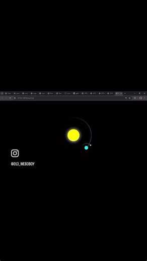 Coding a Solar System with CSS (No Libraries) 🪐✨