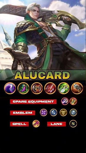 ALUCARD BEST BUILD 2025 ⚔️ | Full Equipment + Emblem + Items | Mobile Legends Bang Bang
