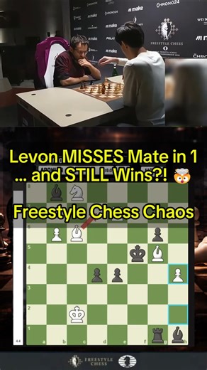 Levon MISSES Mate in 1… and STILL Wins?! 🤯 | Freestyle Chess Chaos