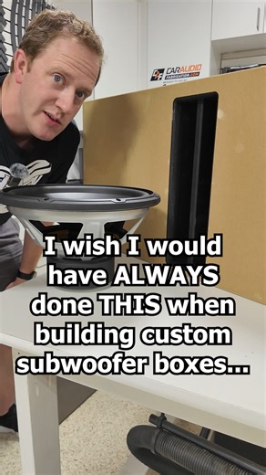 135K views · 1.9K reactions | THIS has become a requirement when I build custom ported subwoofer boxes... Learn more on our channel Car Audio Fabrication Thank you to our channel sponsors - JL Audio / Garmin, KnuKonceptz, Crutchfield, ORCA Design & Manufacturing Corp, and Mobile Solutions. | Car Audio Fabrication | Facebook