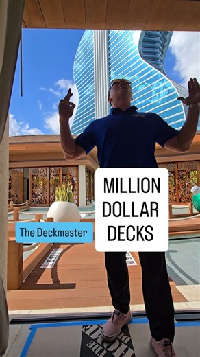 A lot of deck builders will show you how to sink a screw and cut a board. I’m not that guy. This is the Hard Rock Guitar Hotel—and we’re in the middle of a seven-figure build using TimberTech Advanced PVC in Cypress. Conceal Loc where it belongs. Cortex where it matters. Precision, scale, and execution—without the YouTube tutorial vibes. I don’t make reels teaching people how to build decks. I show what it looks like when the job is big, the stakes are high, and the margin for error is zero. Mil