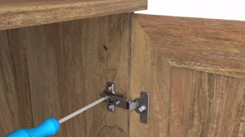 Sauder Miscellaneous Storage 5-Shelf/Book Shelf 2-Door Bookcase, Laurel Oak Finish