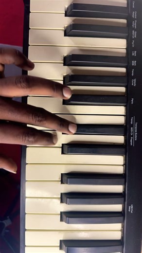 A major scale in left hand #keyrichardz #9894425247