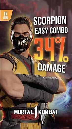 MK1 Scorpion x Khameleon 50% EASY Combo You NEED To Learn! 🔥