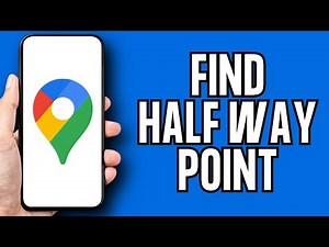 How to Find Half Way Point on Google Maps EASY!!