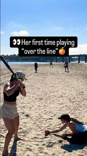 Padres ball girl tried OTL and balled out! #baseball #softball #overtheline #otl #cricket #sandiego