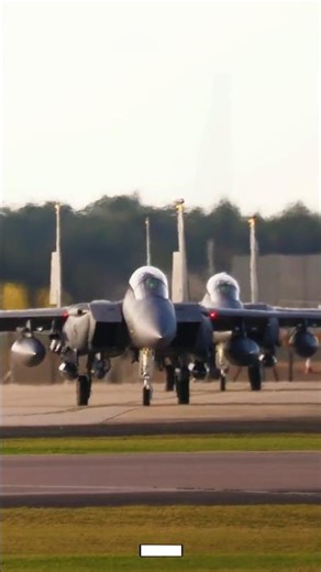 F-15s take off from Lakenheath Air Force Base #f15 #fighterjet #airforce #usaf