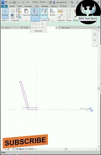 Revit MEP family creation ! revolve command !