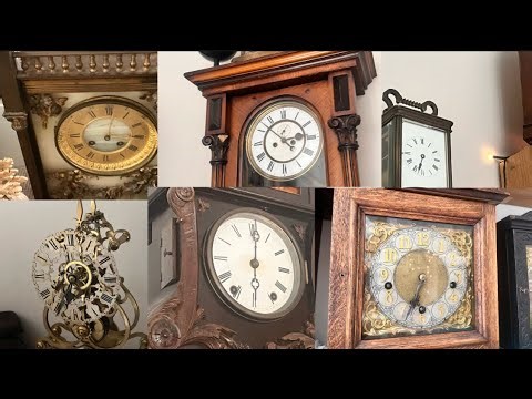 My Clock Collection as of 27/06/25 (PART 1). To include five gongs and more!