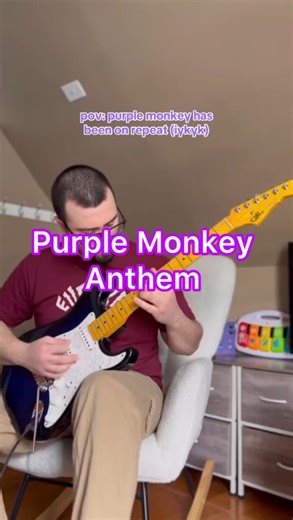 🎸🎶 When the Purple Monkey song is stuck in your head all day… you turn it into a rock anthem.#FisherPrice #PurpleMonkeySong📹: @chrissammon | Fisher-Price