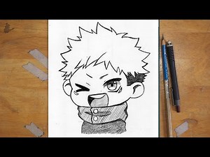 How to Draw Yuji Itadori | Step by Step Beginners Drawing