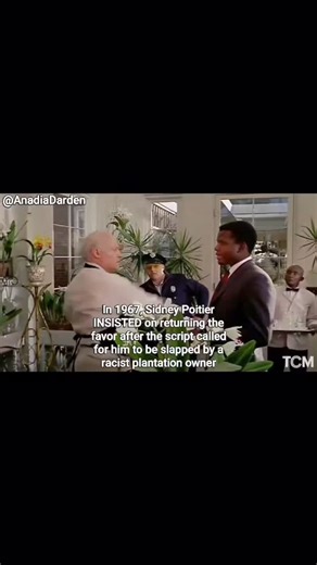 In the original script for 1967’s In the Heat of the Night, Poitier’s character was meant to endure the slap, staying silent and merely walking away. Mr. Poitier REFUSED to let the scene play out in that manner as it was, “insulting every Black person in the world.” Sidney Poitier not only demanded that the retaliatory slap be included in the major Hollywood production, he also insisted on a guarantee that it remain in every iteration of the film, making history as the first time a Black man sla