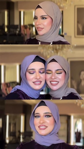 ‎حوراء مصطفى‎ on Instagram‎: "⁨ ⁨ دخول رايق يسبب الحرايق🤣🤣🫣حنة صفاوي🥹💕 انتهى الوصف يم مروج وابداعها الميكب الحلو من ايدها🥹💕 @morooj_makup مركزنة الحلو عاشت ايدكمم @stylle_city ⁩"‎