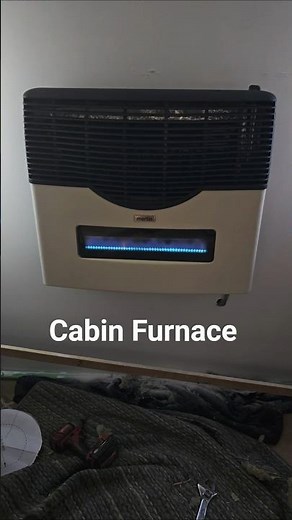Martin 20000 BTU Cabin Furnace Installation #offgrid #cabinheat