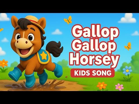Gallop Gallop Horsey 🐴 | Fun Horse Song & Dance for Kids & Toddlers | Nursery Rhyme
