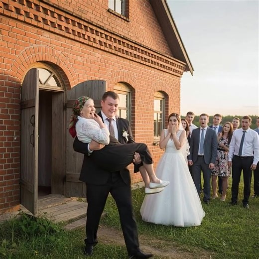 Immediately after the wedding, the groom, instead of carrying the bride, picked up his mother, humiliating his wife: what the bride did shocked everyone 😢😱 They had a long-standing family tradition: after the wedding, the groom would carry the bride from the church to the house. All the guests knew about this tradition, and the bride had been anxiously awaiting this moment since the morning—it seemed the most touching, the most important to her. When the ceremony ended and the last guests had 
