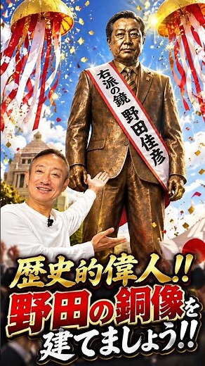 Noda is a historical great!! The feat of Noda praised by Mr. Ikawa #YoshihikoNoda #CentristReform...