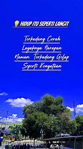 Kutipan Di Bawah Langit Biru #SelfReflection #Quotes #story #InnerPeace #GoodVibesOnly #FYPIndonesia #ReelsInspirasi #brightsky #brightblue #bluesky | Pájaro Lindo