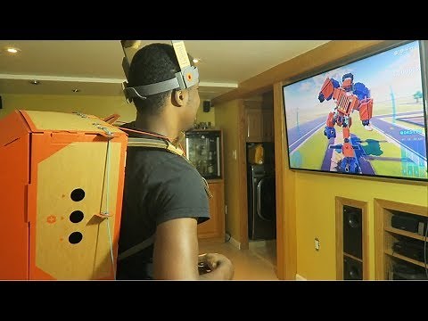 Nintendo Labo Robot: The Cardboard Video Game! (Is It Worth $80?)