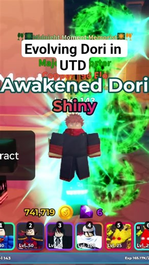 Evolving Dori In Roblox Ultimate Tower Defense #robloxviral #roblox #viral #views #shorts #fyp #fypシ