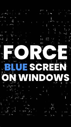 Prashant Motwani on Instagram: "You can force windows to Blue screen of death with this trick but do it at your own risk. It may cause some problems if you keep doing it. Follow @theaveragebuilder for more [ Windows, Blue screen, BSOD, Pctips, Microsoft, Prank ] #windows #bluescreenofdeath #techtrend #pctips #microsoft"